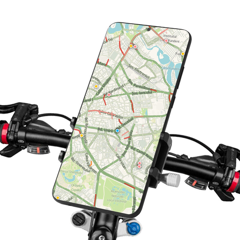Suport telefon bicicleta, scuter cu prindere pe ghidon GUB G81