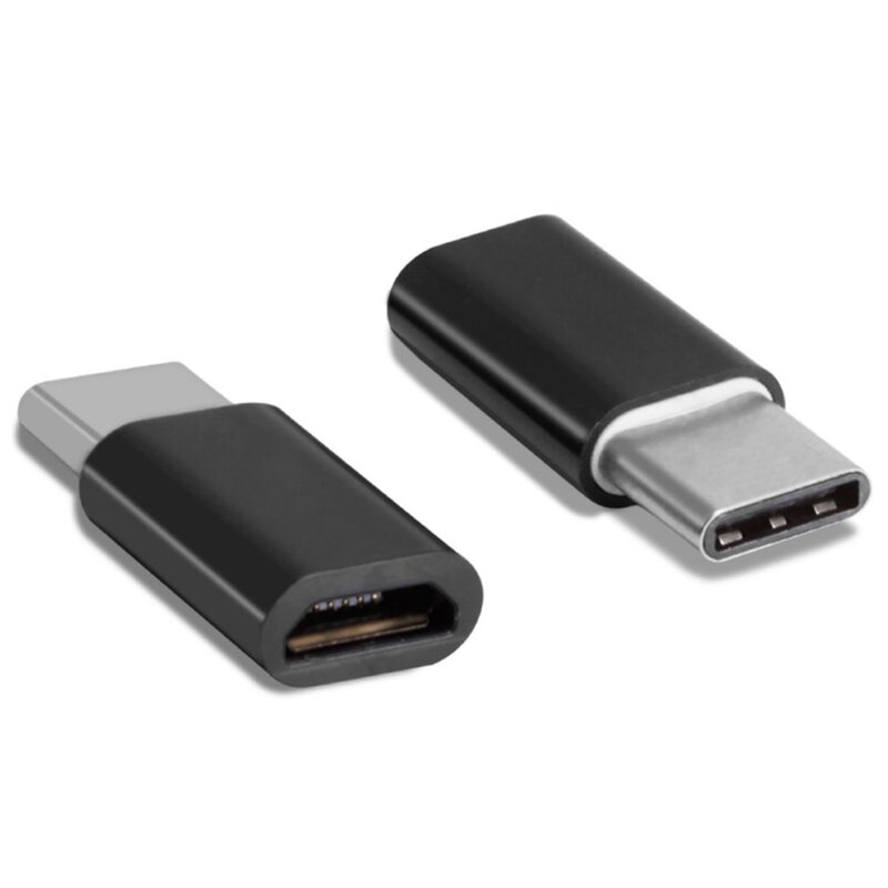 Convertor Micro-USB - Type-C- Negru