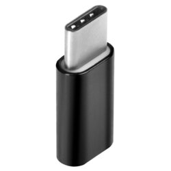 Convertor Micro-USB - Type-C- Negru