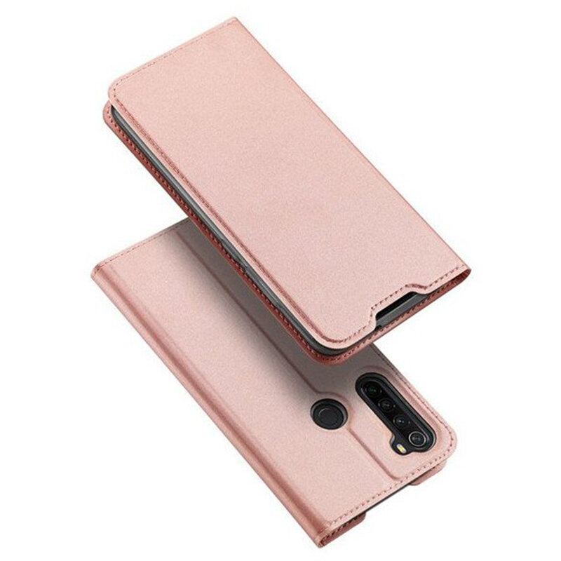Husa Xiaomi Redmi Note 8 Dux Ducis Flip Stand Book - Roz