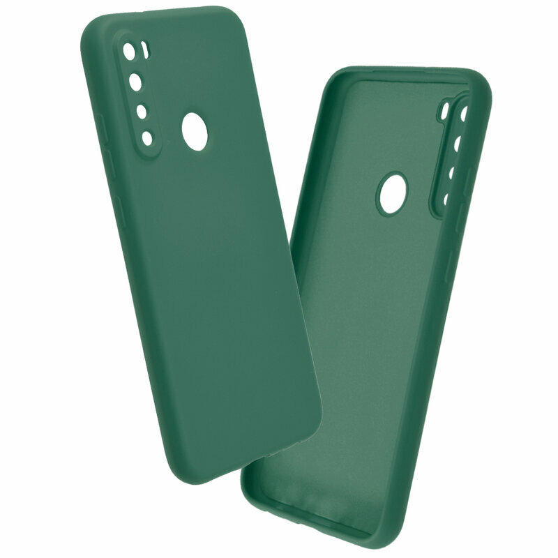 Husa Xiaomi Redmi Note 8 2021 Mobster SoftTouch Lite - Verde Inchis