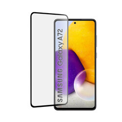 Folie sticla Samsung Galaxy A72 4G Mocolo 3D Full Glue, negru
