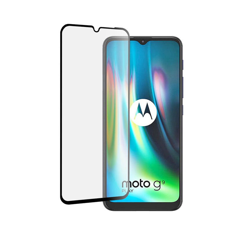 Folie sticla Motorola Moto G9 Play Mocolo 3D Full Glue, negru