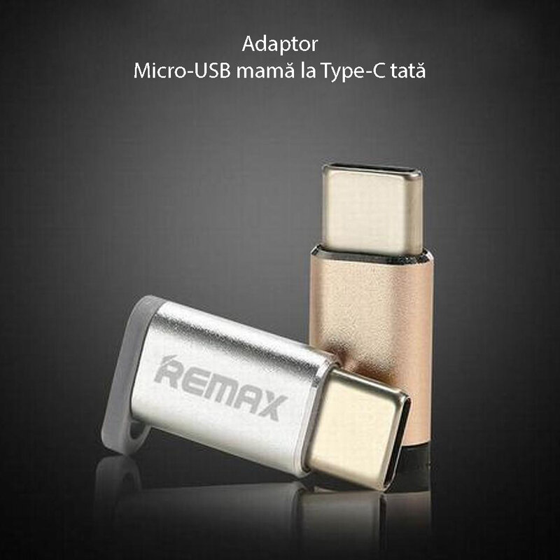 Convertor Remax RA-USB1 Micro-USB - Type-C- Gold