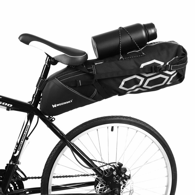 Geanta, borseta sa bicicleta Wozinsky, 12l, negru, WBB9BK