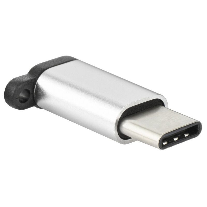 Convertor Micro-USB - Type-C- Argintiu