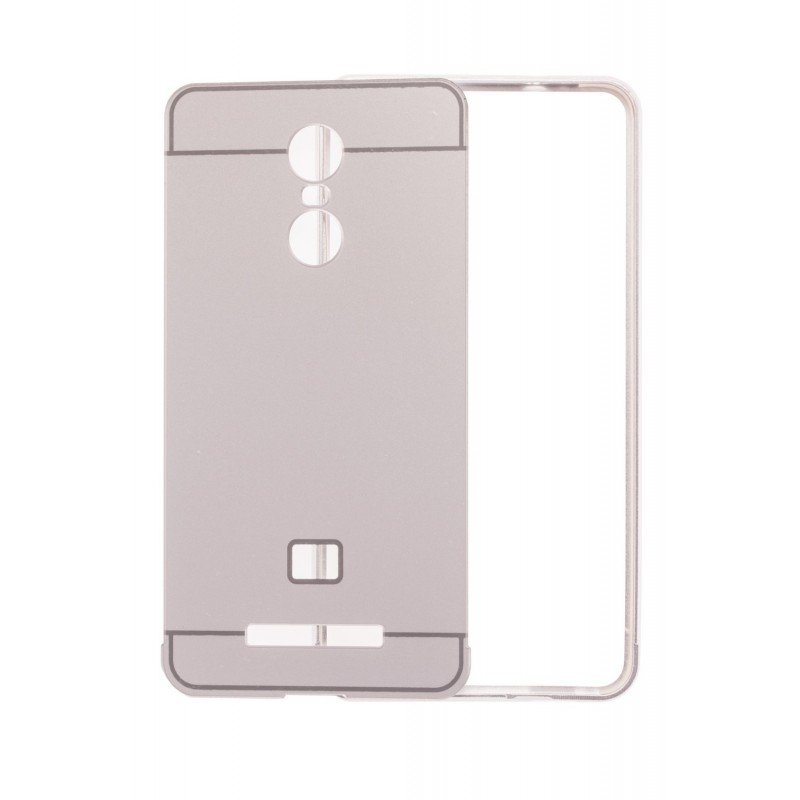 Bumper Cu Capac Xiaomi Redmi Note 3, Note 3 PRO Kenzo - Argintiu