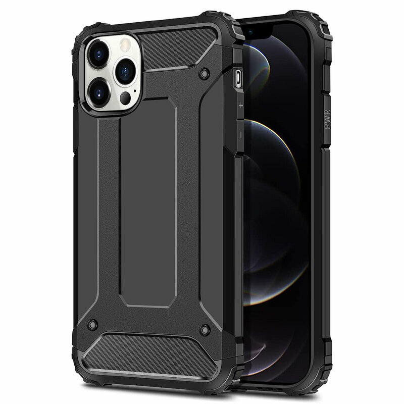 Husa iPhone 13 Pro Techsuit Hybrid Armor, negru