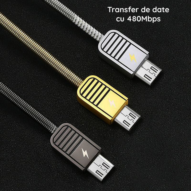 Cablu de date Micro USB Remax Linyo RC-088m - Auriu