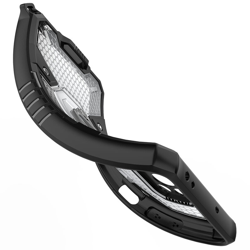 Husa antisoc Xiaomi Poco X3 Techsuit Honeycomb, negru