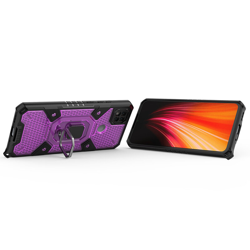 Husa antisoc Xiaomi Redmi 9C Techsuit Honeycomb, roz