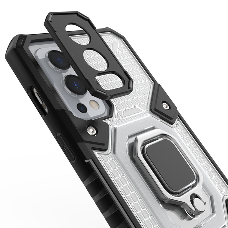 Husa antisoc OnePlus Nord 2 5G Techsuit Honeycomb, negru