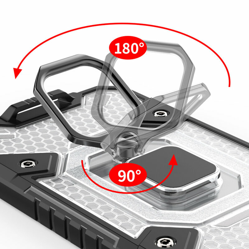 Husa antisoc OnePlus Nord 2 5G Techsuit Honeycomb, negru