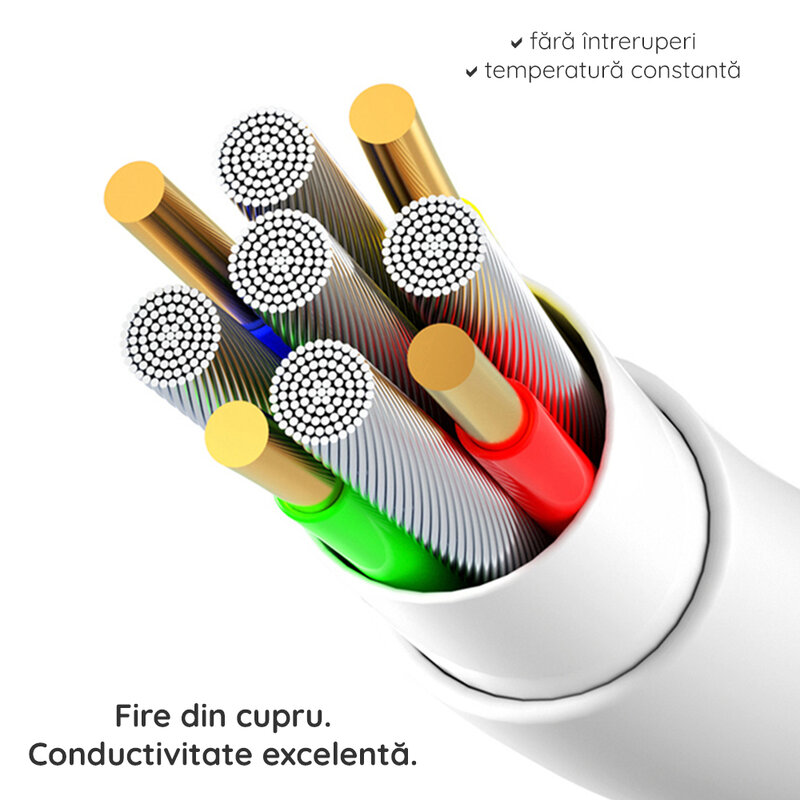 Cablu de date Micro-USB Proda PD-B05m 1.2M - Negru