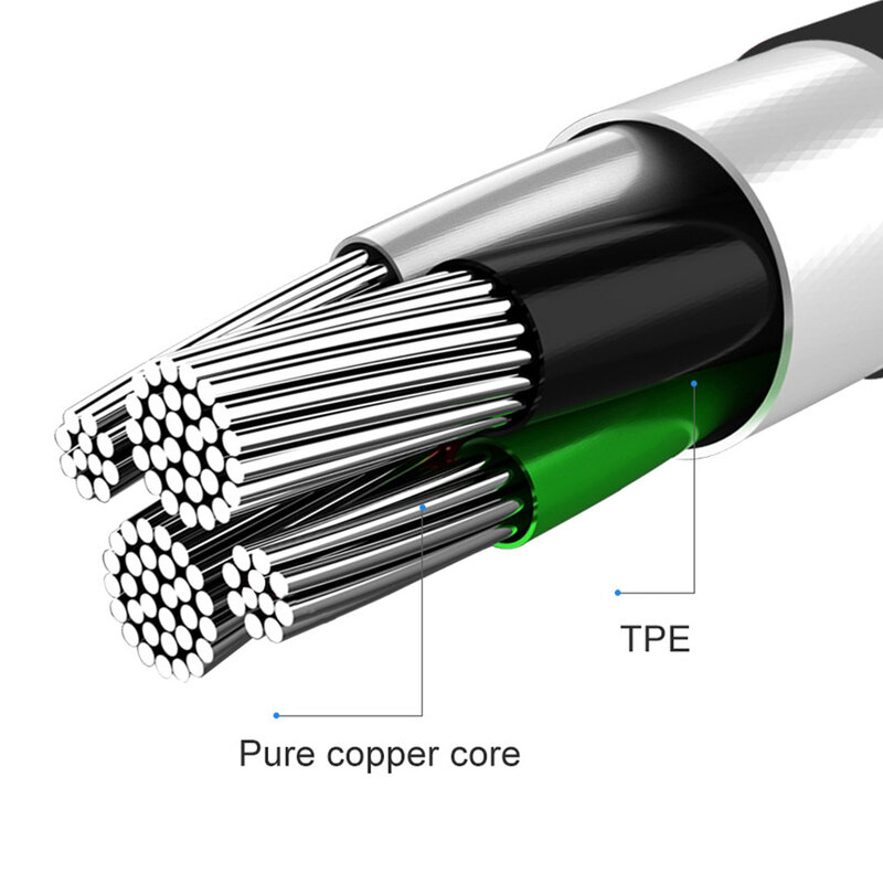 Cablu de date Awei CL-61 Micro-USB Fast Data / Charge – Negru