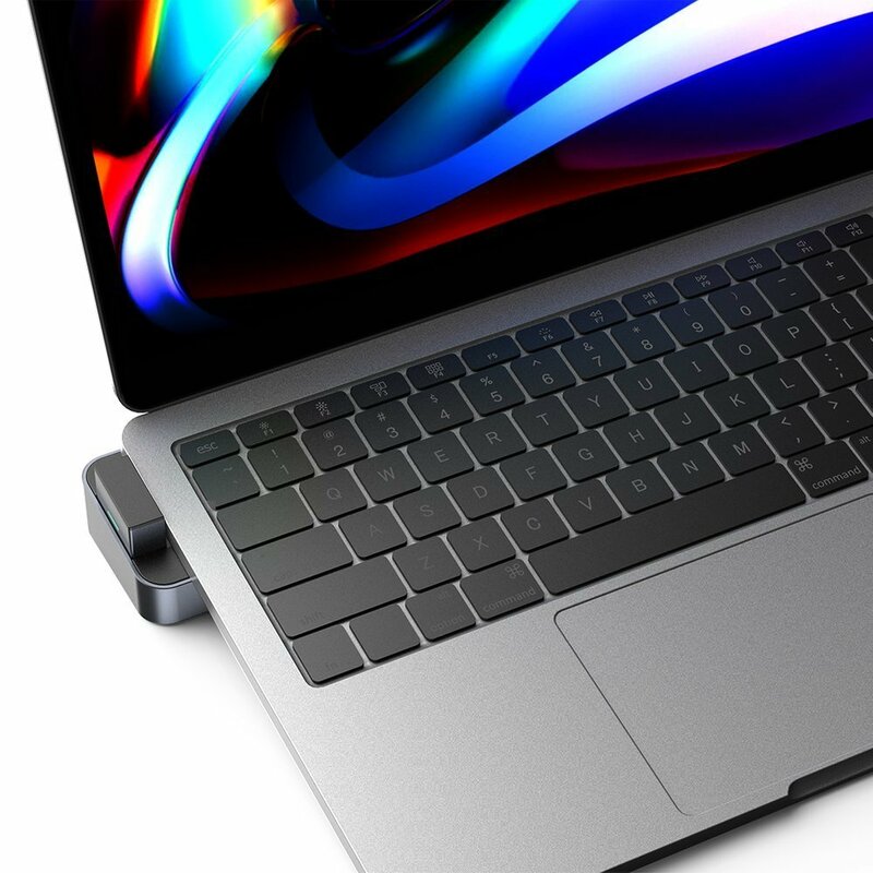 Docking station Macbook Pro Thunderbolt 3 JoyRoom USB, USB-C, HDMI, gri, S-H121