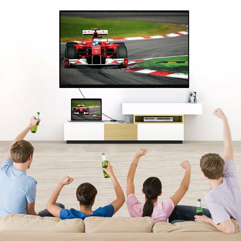 Adaptor USB-C la HDMI Choetech, 4K@60Hz, negru, H04