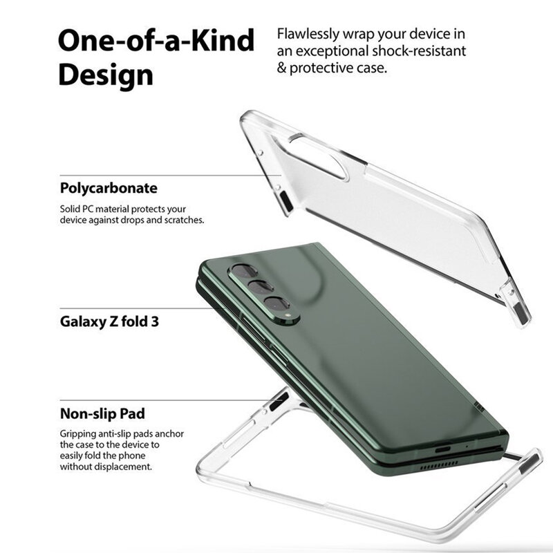 Husa Samsung Galaxy Z Fold3 5G Ringke Slim - Matte Clear