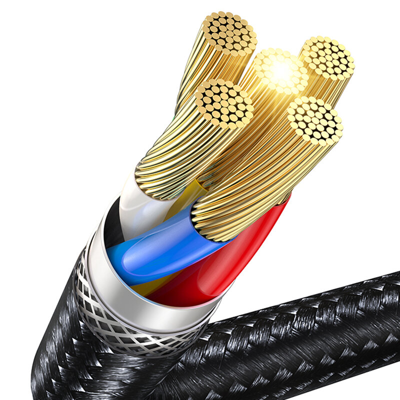 Cablu de date USB-C la Lightning Usams U71, 20W, 3m, negru