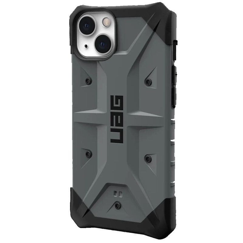 Husa iPhone 13 antisoc UAG Pathfinder, argintiu