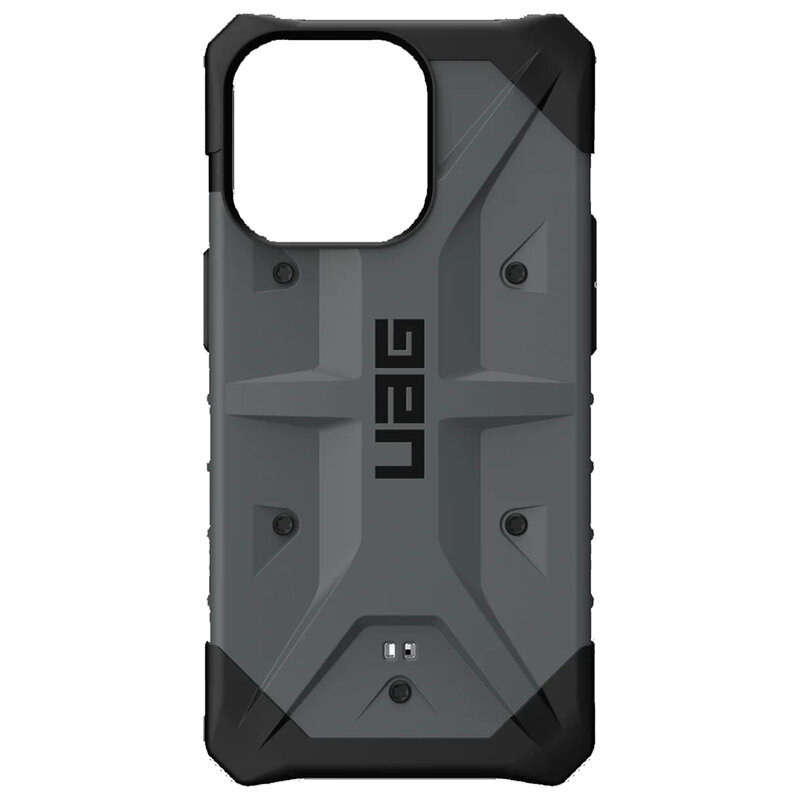 Husa iPhone 13 Pro Max antisoc UAG Pathfinder, argintiu