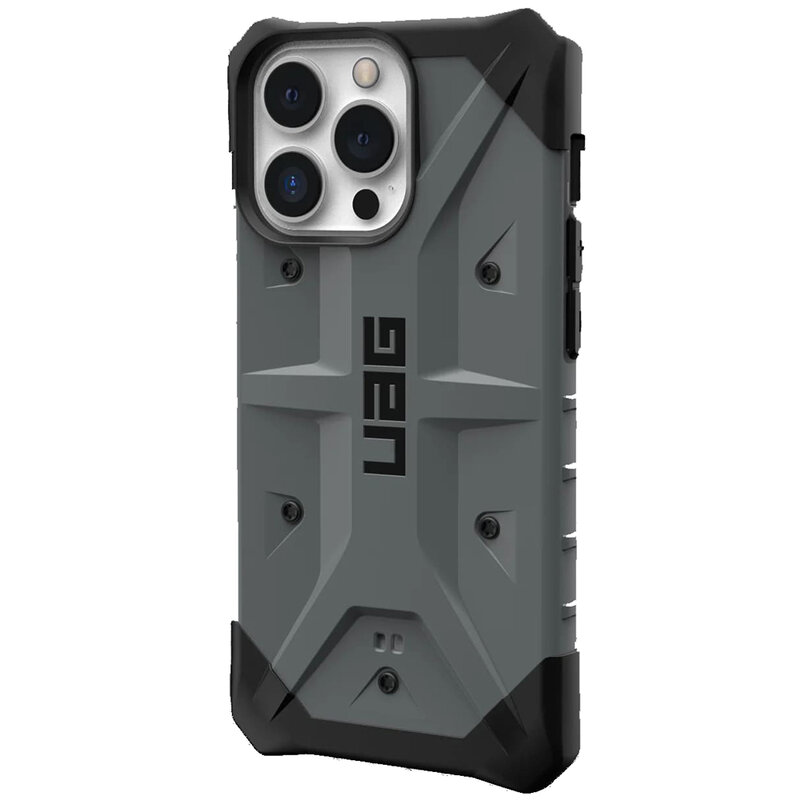 Husa iPhone 13 Pro Max antisoc UAG Pathfinder, argintiu