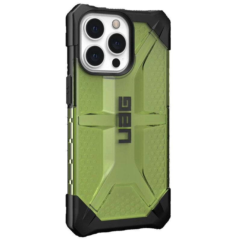 Husa iPhone 13 Pro Max transparenta UAG Plasma, verde