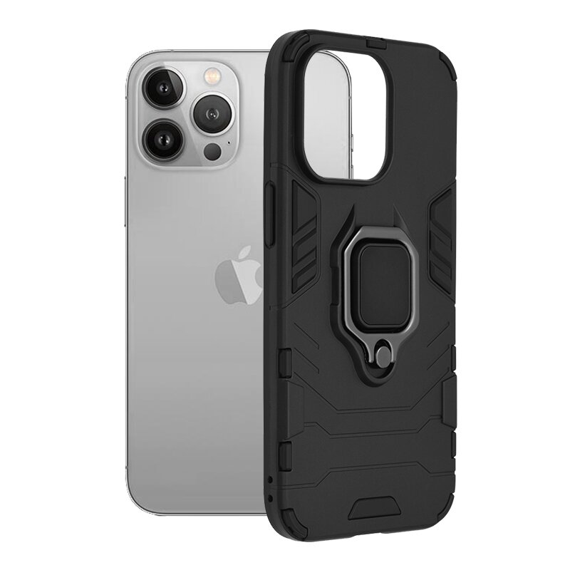 Husa iPhone 13 Pro Techsuit Silicone Shield, negru
