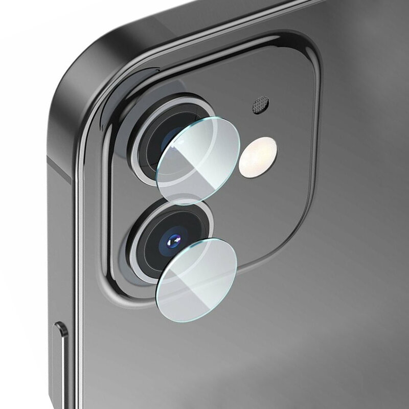 Folie Sticla Camera iPhone 12 Mocolo Back Lens 9H - Clear
