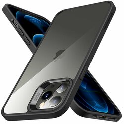 Husa iPhone 12 ESR Classic Hybrid Din Policarbonat Transparent - Negru