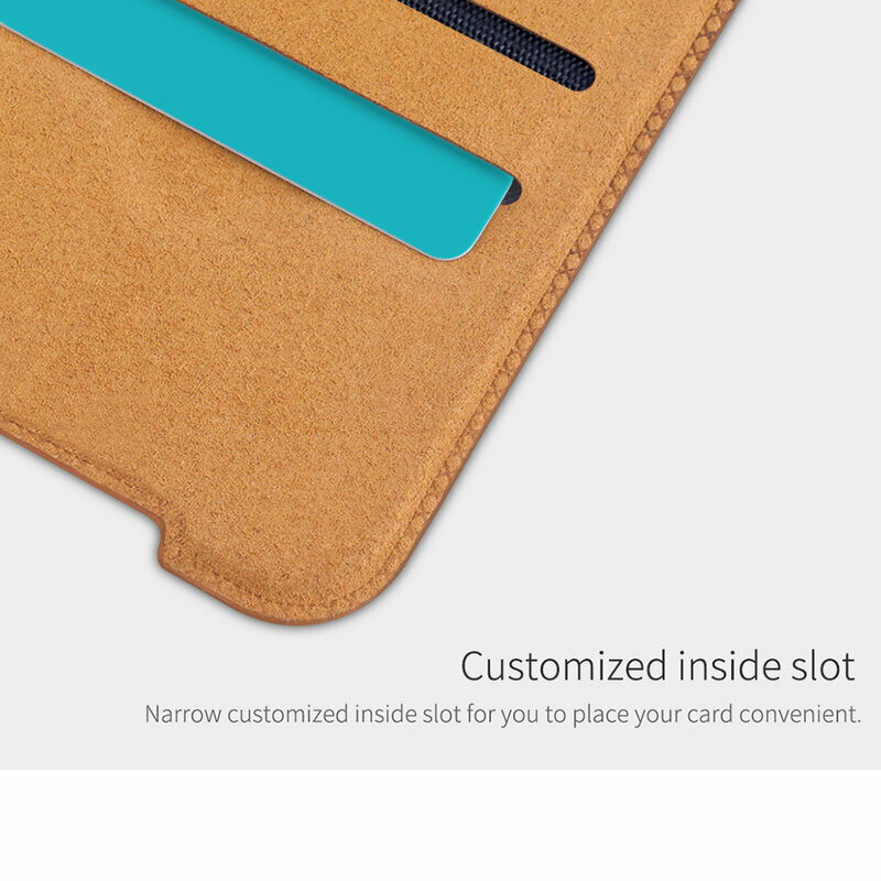 Husa Samsung Galaxy A52s 5G Nillkin QIN Leather, maro