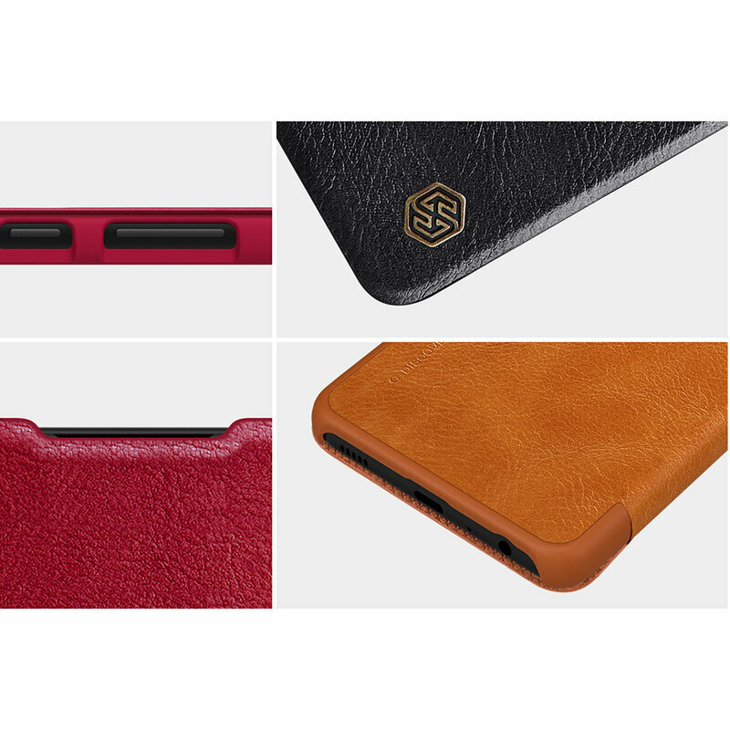 Husa Samsung Galaxy A52s 5G Nillkin QIN Leather, maro