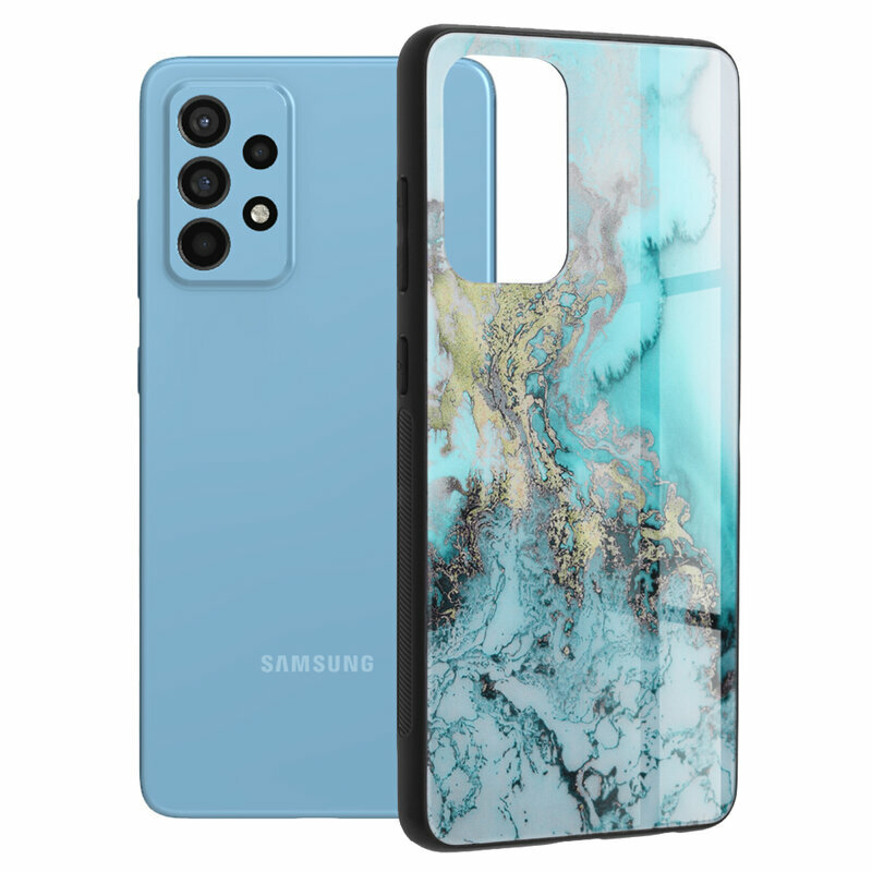 Husa Samsung Galaxy A52s 5G Techsuit Glaze, Blue Ocean