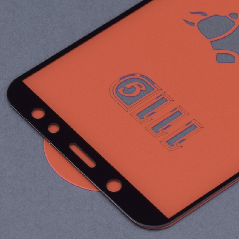 Folie sticla Samsung Galaxy A6 Plus 2018 Techsuit 111D Full Glue Full Cover, negru