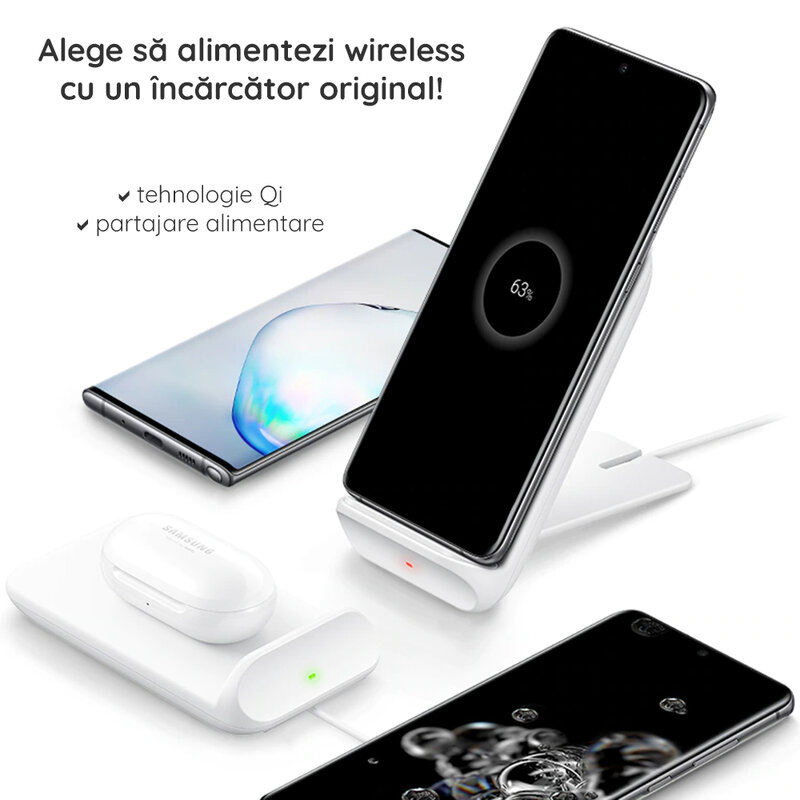 Incarcator wireless Samsung Fast Charge 9W, negru, EP-N3300 