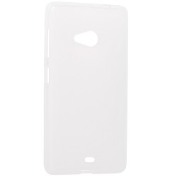 Husa Microsoft Lumia 535 TPU Alb transparent