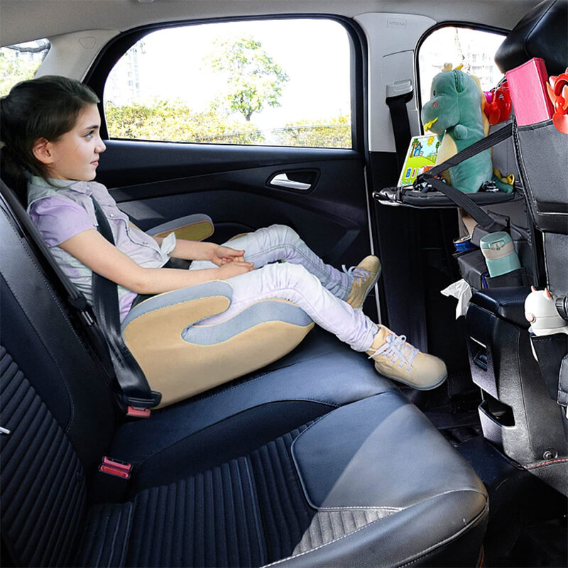 Organizator scaun auto cu masuta, suport pahare, negru