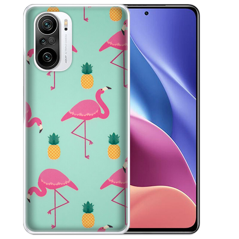 Skin Xiaomi Mi 11i - Sticker Mobster Autoadeziv Pentru Spate - Flamingo