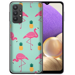 Skin Samsung Galaxy A32 5G - Sticker Mobster Autoadeziv Pentru Spate - Flamingo