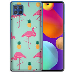 Skin Samsung Galaxy M62/ F62 - Sticker Mobster Autoadeziv Pentru Spate - Flamingo