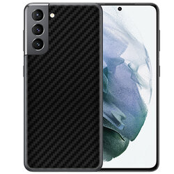 Skin Samsung Galaxy S21 5G - Sticker Mobster Autoadeziv Pentru Spate - Carbon Black