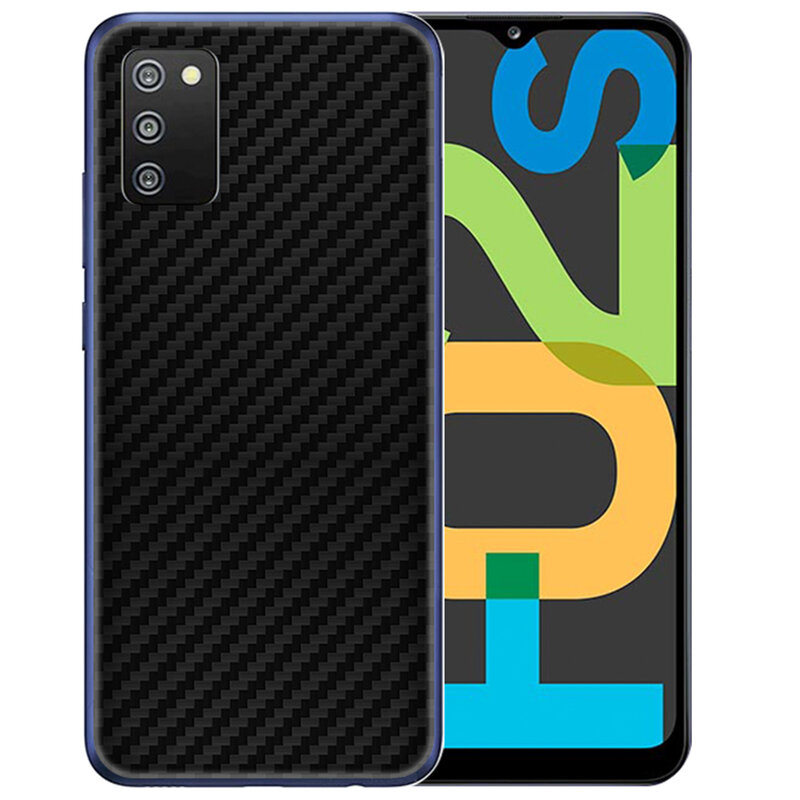 Skin Samsung Galaxy A02s - Sticker Mobster Autoadeziv Pentru Spate - Carbon Black