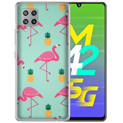 Skin Samsung Galaxy A42 5G - Sticker Mobster Autoadeziv Pentru Spate - Flamingo