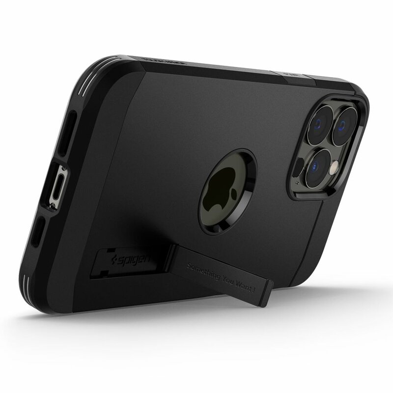 Husa iPhone 13 Pro Max Spigen Tough Armor - Black