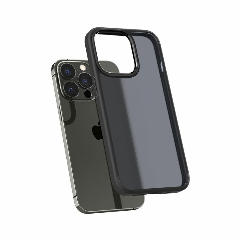 Husa iPhone 13 Pro Spigen Ultra Hybrid Matte - Frost Black