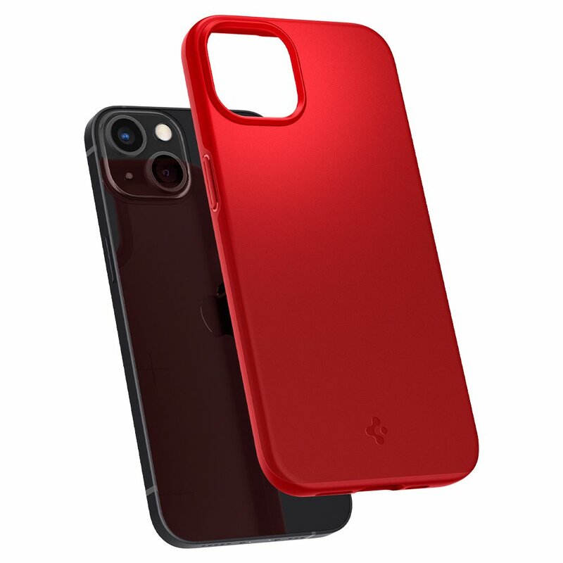 Husa iPhone 13 Spigen Thin Fit, Red