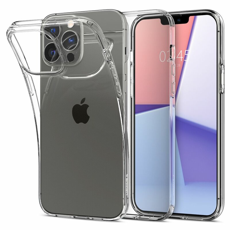 Husa iPhone 13 Pro Spigen Liquid Crystal, transparenta