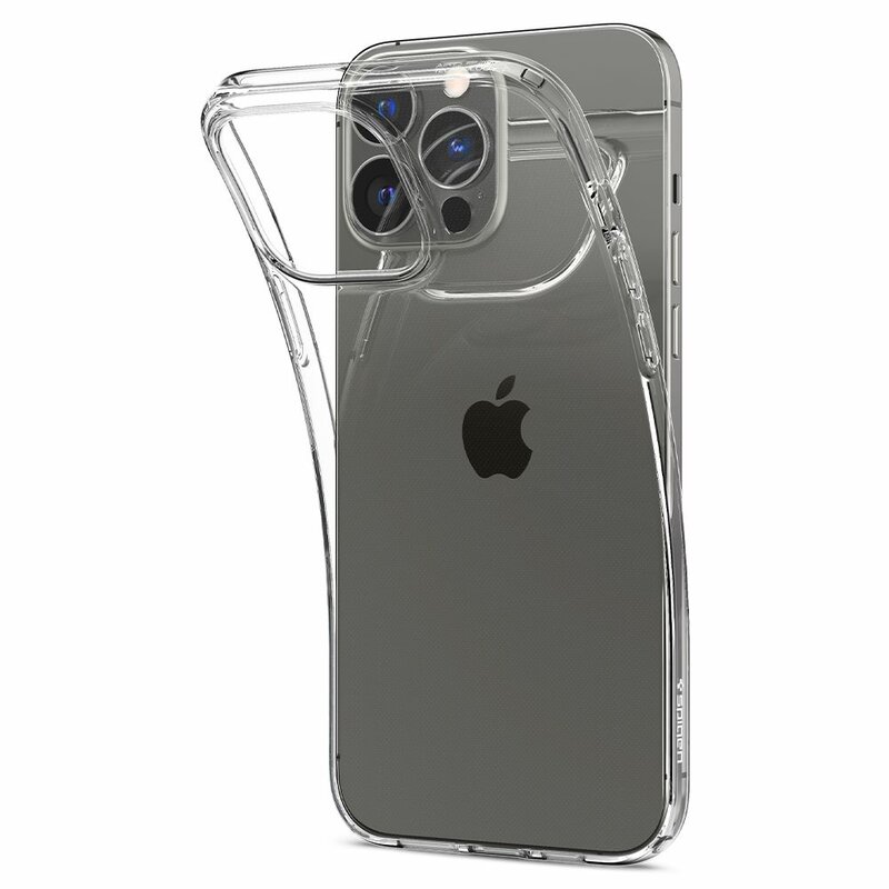 Husa iPhone 13 Pro Max Spigen Liquid Crystal, transparenta