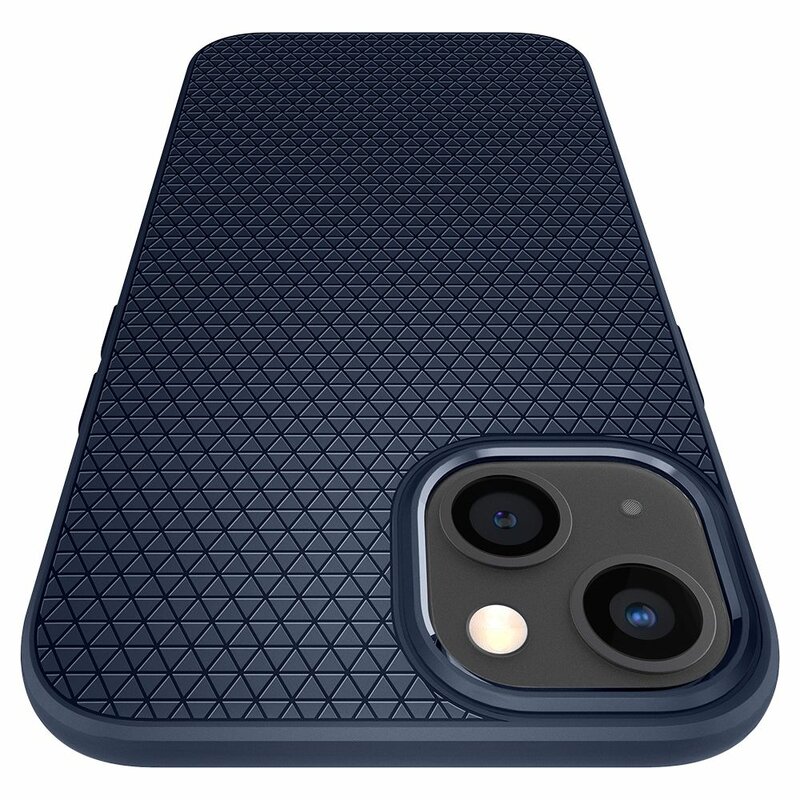 Husa iPhone 13 Spigen Liquid Air, navy blue