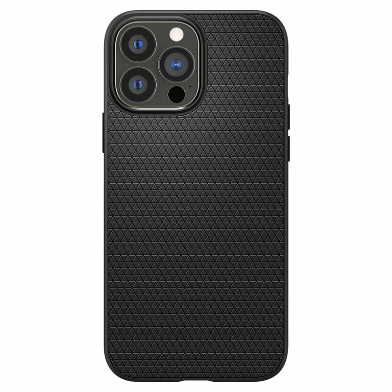 Husa iPhone 13 Pro Spigen Liquid Air, matte black
